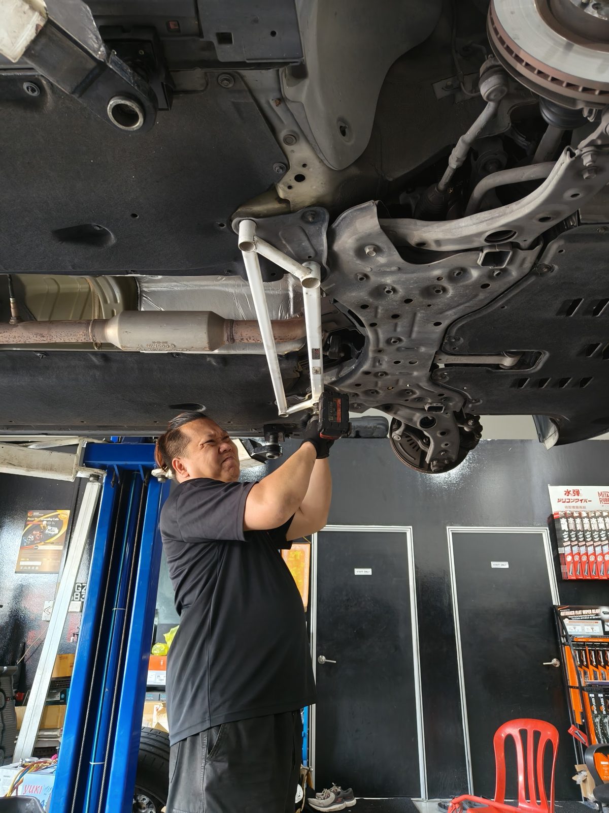 Inside SC Garage in Woodlands